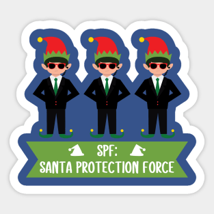 SPF Santa Protection Force Sticker